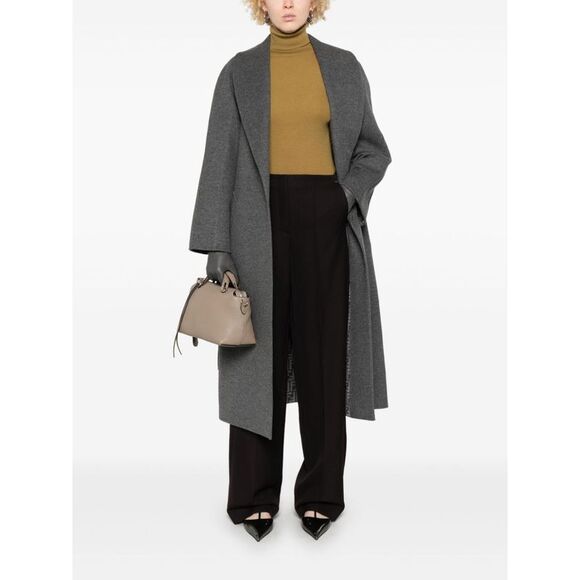 Fendi Women Wide Leg Wool Trousers